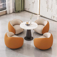 MIGETY 5 - Piece Faux Leather Reception Set (Table Included)