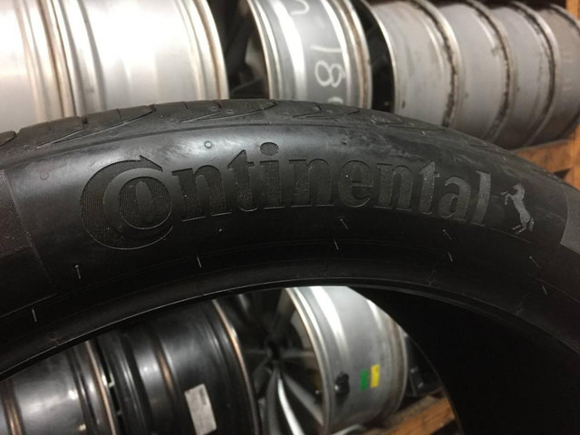 22 inch STAGGERED SET OF 4 USED SUMMER TIRES BMW OEM  275/35R22 315/30R22 CONTINENTAL PREMIUMCONTACT 6 TREAD LIFE 95% in Tires & Rims in Toronto (GTA) - Image 2