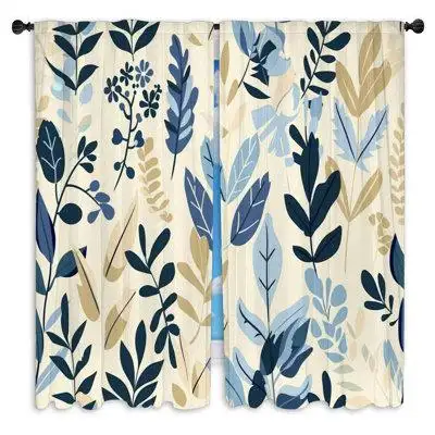 Upgrade your home decor with these Floral sheer window curtains printed in the USA! Great for your b...