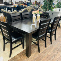 7PC Solidwood Extendable Dining Set!Huge Sale!
