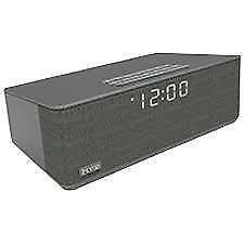 iHome iBT233 Bluetooth Dual Alarm FM Radio Clock - Grey in Stereo Systems & Home Theatre in City of Toronto