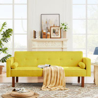 Ebern Designs Stylish Folding Recliner Futon Couch Sleeper Set, Upholstered Sofa