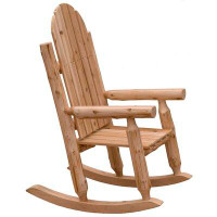 Millwood Pines Mabe Solid Wood Rocking Adirondack Chair