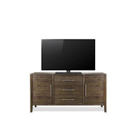 Gracie Oaks Marfriede Solid Wood Entertainment Centre for TVs up to 55"