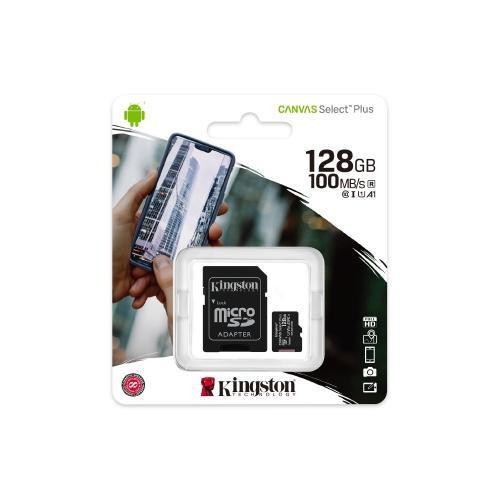 128GB Kingston Canvas Select Plus MicroSD Memory Card with Adapter - SDCS2/128GBCR in Flash Memory & USB Sticks in City of Montréal - Image 3