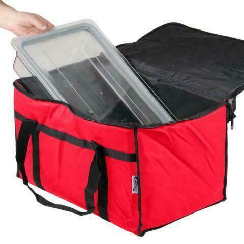 Red Insulated Nylon Food Delivery Bag / Pan Carrier *RESTAURANT EQUIPMENT PARTS SMALLWARES HOODS AND MORE* in Other Business & Industrial in Mississauga / Peel Region