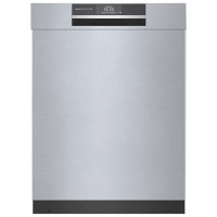 Bosch 800 Series 24" 42dB Built-In Dishwasher w/Stainless Steel Tub & Third Rack (SHEM78ZH5N) - Stainless
