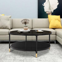 Mercer41 35.4” Round Coffee Table