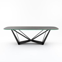 mylotus-home 94.48'' Pedestal Dining Table