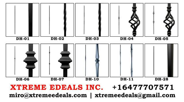 Iron Stair Balusters, Shoes, Connectors in Home Décor & Accents in Markham / York Region - Image 3