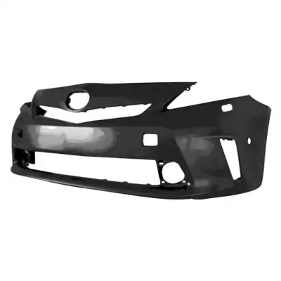 Toyota Prius V CAPA Certified Front Bumper With Headlight Washer Holes & With Sensor Holes - TO1000387C