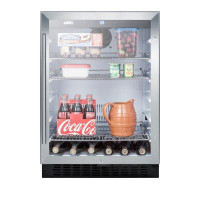 Summit Appliance Summit 90 Can 23.63" Convertible Beverage Refrigerator
