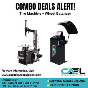 Revolutionize Your Garage or Start Your Tire Business Strong with Our Exclusive Combo:Tire Changer Machine+Wheel Balance Canada Preview
