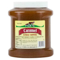 Caramel Ice Cream Topping - 6 - 1/2 Gallon Containers / Case *RESTAURANT EQUIPMENT PARTS SMALLWARES HOODS AND MORE*