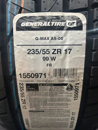 4 Brand New General G-Max AS-05 All Season 235/55R17 All Season Tires $50 REBATE!! *** WallToWallTires.com ***