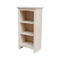 Gracie Oaks Bodenheim 18" W Solid Wood Standard Bookcase