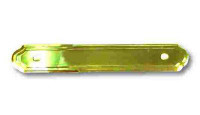 D. Lawless Hardware Pull Backplate In Bright Brass   L-PN0591-PB-C