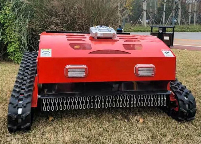 Finance available: Brand new Small crawler remote control mower Tracked All Terrain Remote Control Robot  Mowing Machine in Lawnmowers & Leaf Blowers - Image 3