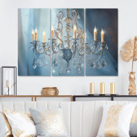 Ophelia & Co. Chandelier Soothing Serenade I - Chandelier Wall Art Living Room Set