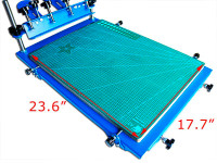 Screen Printing Press for PCB Metal Plate 1 Color 3D Micro-Registration 23.5x17.5INch #006569