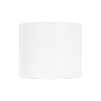 Latitude Run® 10'' H x 12'' W Linen Drum Lamp Shade (Spider) in White