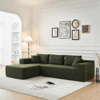 Latitude Run® 104.33" Sponge Sectional Sofa Couch for Living Room