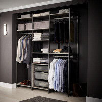 Martha Stewart California Closets® The Everyday System™ 72" W 20" D Double Hanging & Shoe Storage Modular Closet System