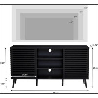Winston Porter 55" TV Stand for TVs up to 60 Inch, Mid-Century Modern TV Cabinet Entertainment Centre