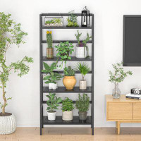 Latitude Run® Bamboo Bookshelf 4-Tier Ladder Shelf