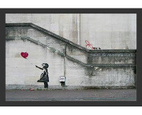 Winston Porter There is Always Hope Balloon Girl by Banksy - Picture Frame Graphic Art Print