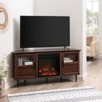 Latitude Run® TV Stand for TVs up to 60" with Electric Fireplace Included