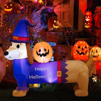 The Holiday Aisle® The Holiday Aisle® 12FT Halloween Inflatable Blow Up Ghost W/LED Lights Outdoor Yard Decoration