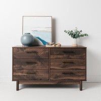 Signature Design by Ashley 6 Drawer 59" W Double Dresser in , Brown