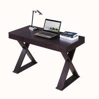 Wenty Techni Mobili Trendy Writing Desk With Drawer, Espresso