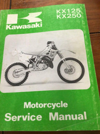 1990 1991 Kawasaki KX125 KX250 Service Manual