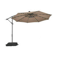 Visco Link Hanging Outdoor Patio Cantilever Umbrella