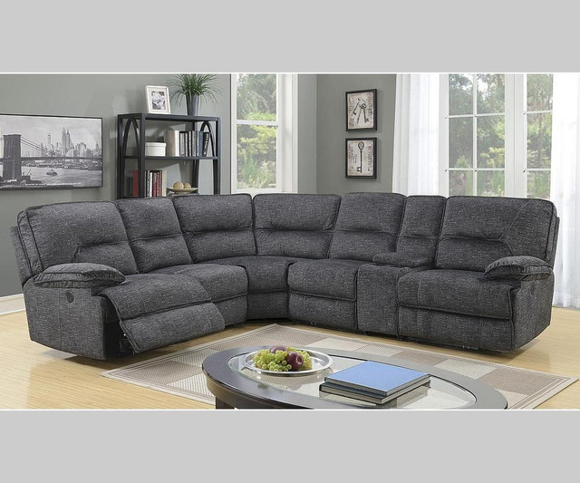 Fabric Sectional Recliner on Sale !! in Chairs & Recliners in Chatham-Kent