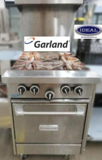 Garland Gas 4 burner range with oven