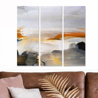 East Urban Home 3 Piece Unframed Painting Print Set on MDF