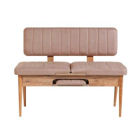 East Urban Home Vioria Upholstered Bench