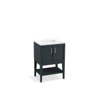 Kohler Winnow 24" Freestanding Single Bathroom Vanity Cabinet with Sink and Quartz Top