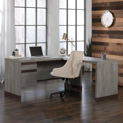 Gracie Oaks Mixell L-Shape Desk in Desks