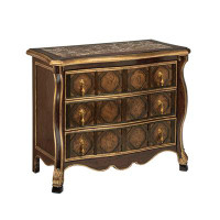 Maitland-Smith Majorca Solid Wood 3 - Drawer Accent Chest