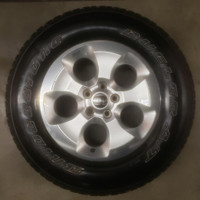 (Z449) 1 Pneu Ete - 1 Summer Tire 255-70-18 Bridgestone 13/32 - 5x127 - JEEP - COMME NEUF / LIKE NEW