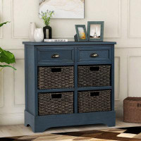 Gracie Oaks Kethia Solid Wood Accent Chest