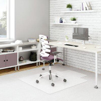 Deflect-O Corporation Medium Pile Carpet Beveled Standard Lip Chair Mat