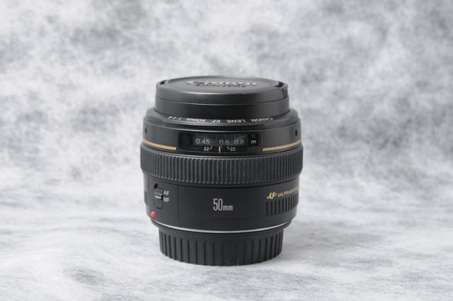 Canon EF 50mm F/1.4 USM ULTRASONIC Lens- Used (ID: 1634)  BJ Photo- Since 1984 in Cameras & Camcorders
