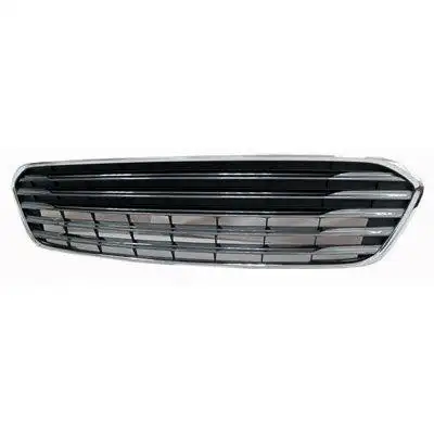 Toyota Avalon Lower CAPA Certified Grille Painted Silvr Gray With Chrome Moulding Without Sensor Hole - TO1036146C