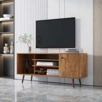 Millwood Pines Tv Stand Use In  Furniture With  Storage And  Shelves Cabinet