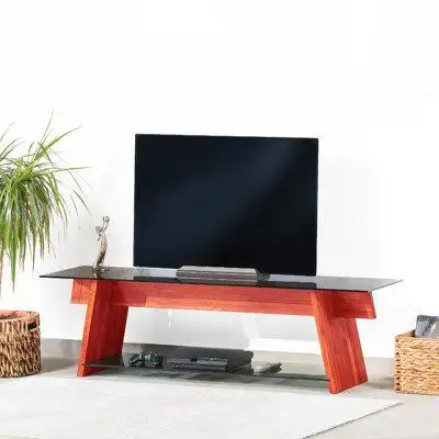 Ivy Bronx Nieman Solid Wood TV Stand for TVs up to 70"